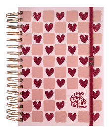 Meu plano perfeito: Florescer, planner sem data para adolescentes, capa cora��o Planner