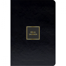 Biblia Sagrada Nvt - Luxo - Preta e dourado