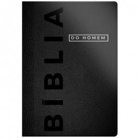 Biblia Do Homem Luxo NVI  Devocional Preta Com Indice