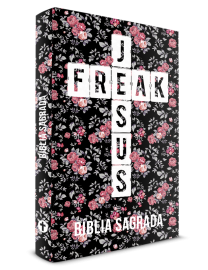 BIBLIA JESUS FREAK CAPA DURA FLORAL LUCINHO