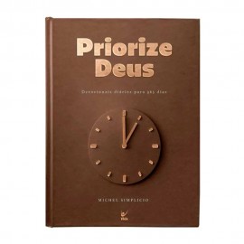 Devocional Priorize Deus 2026 Mocha Michel Simpl�cio Capa Dura