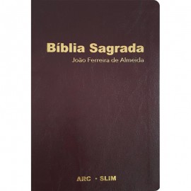 B�blia Sagrada ARC Slim Vinho luxo