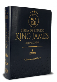 B�blia de Estudo King James RA Luxo Preto