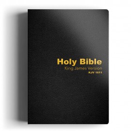 Holy Bible King James 1611 Ingl�s KJV Capa Luxo preta