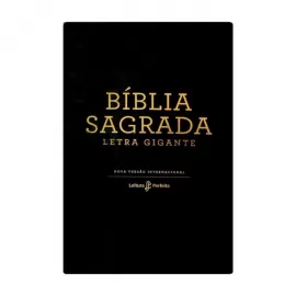 Bblia NVI - Leitura Perfeita - Letra Gigante - Capa Luxo Preta