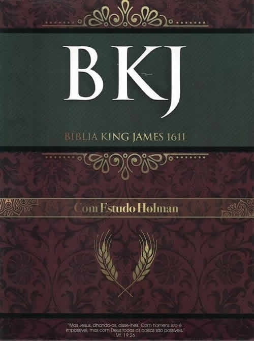 Bíblia de Estudo King James 1611 - 6º Edição