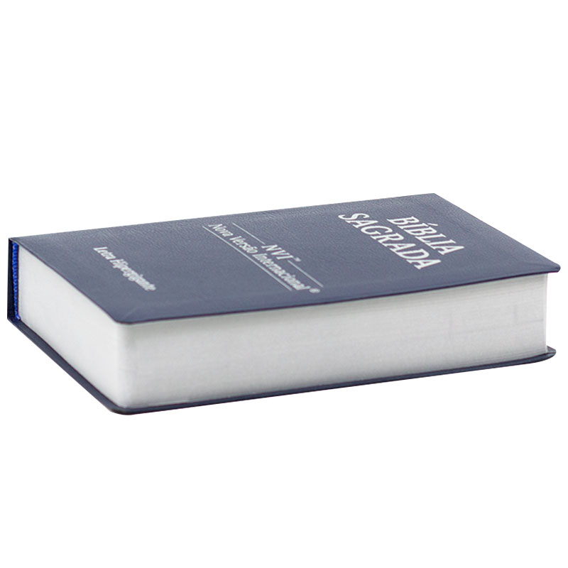 Bíblia Sagrada Nvi Letra Jumbo Capa Coverbook Luxo Preta - Bíblia