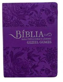 B�blia Para Pregadores E L�deres Geziel Gomes - Roxo Luxo