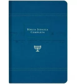 Biblia judaica completa azul Luxo