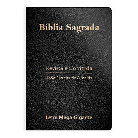 Biblia ARC Letra Mega Gigante Luxo Preta