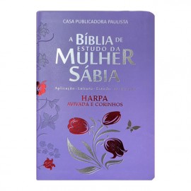 Bblia Da Mulher Sbia Txto Color Ccom Harpa - Tulipa Lils