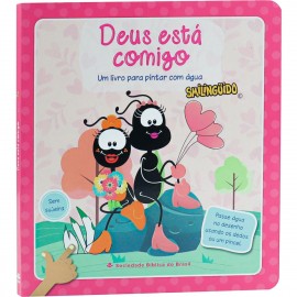 Um livro para pintar com gua - Smilinguido Rosa Capa Dura