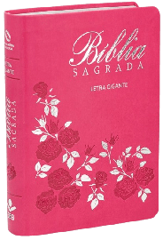 Bblia Sagrada NAA Letra Gigante Media Com ndice Pink