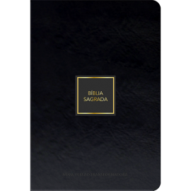 Biblia Sagrada Nvt - Luxo - Preta e dourado