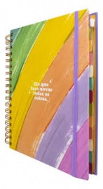 Meu plano perfeito, planner anual n�o datado com capa dura, capa Cor Pastel Planner