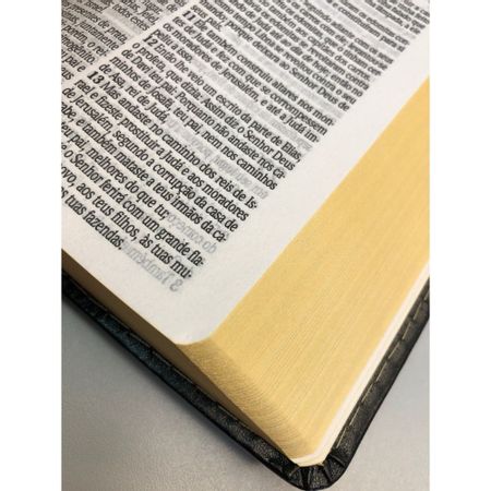 CAPU - Bíblia Sagrada Capu - ARC Letra Grande Luxo Preto