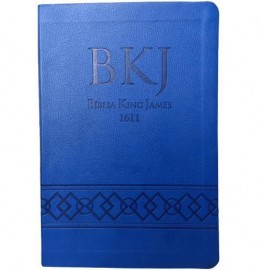 B�blia King James 1611 Ultra fina Ampliada Azul 1 Ed��o