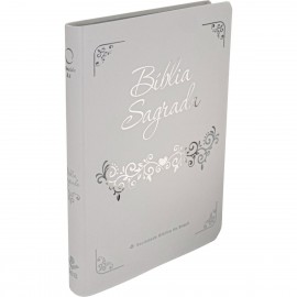 B�blia Luxo RA Media Branca - Casamento