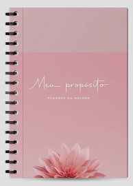 Planner Meu Prop�sito Espiral - Flor