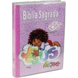 Biblia Mig e Meg Brochuro Rosa Ntlh