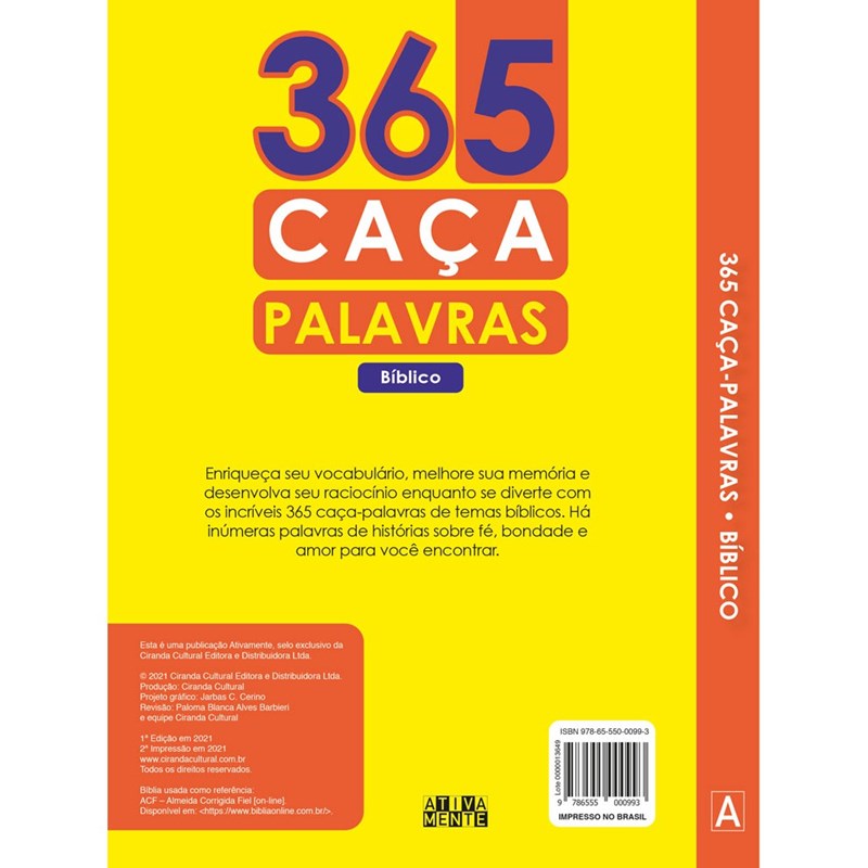 250 caça-palavras bíblico : Ciranda Cultural: : Livros