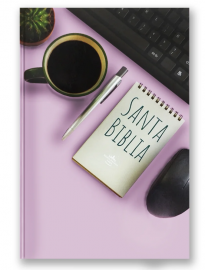  Santa B�blia Reina Valera 1960 Fonte de B�n��os com Concord�ncia Capa Dura Rosa