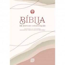 Bblia De Estudo Orientao -   Rose Olive Nvi 2001 Com Indice