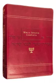 Biblia Judaica Completa Vinho Luxo