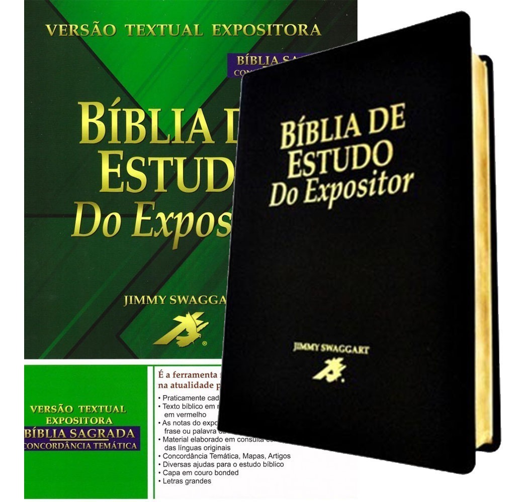 Bíblia De Estudo Do Expositor - Cor Preta by Various