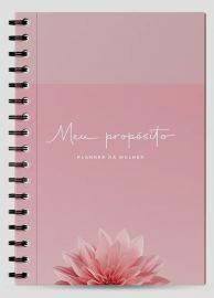 Planner Meu Propsito Espiral - Flor