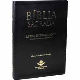 Biblia Extragigante Luxo Pjv Preto Rc com Indice