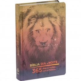 B�blia Dia e Noite � 365 Dias Capa Dura Le�o