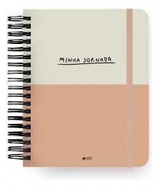 Planner Minha Jornada Colagem  espiral