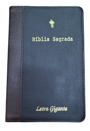 Bblia A.C.F Letra Gigante - Luxo Bicolor com ndice Almeida Corrigida Fiel