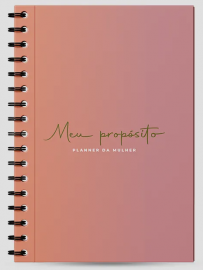 Planner Meu Propsito Espiral - Degrad