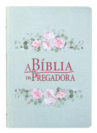 A B�blia da Pregadora M�dia RC Capa Flores Verde/Vermelha