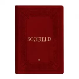 Biblia Scofield Vinho Luxo