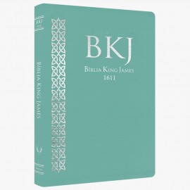 Biblia King James Ultra Fina Slim Azul Thifany 1611 Bkj