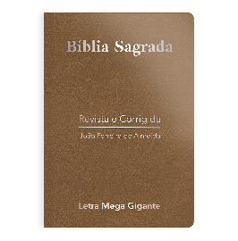 Biblia ARC Letra Mega Gigante Luxo Bege