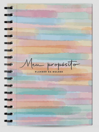 Planner Meu Propsito Espiral - Aquarela